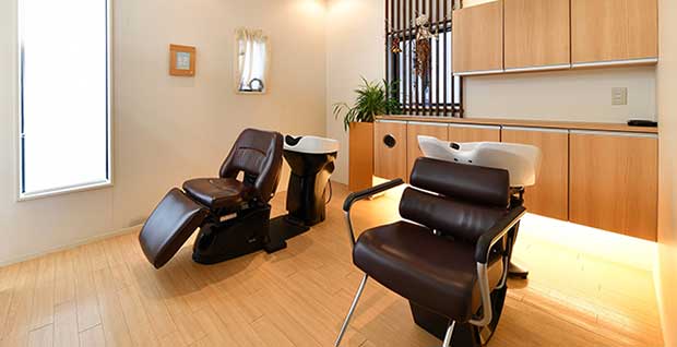 ヘアカラーカフェ大門店 店内写真2